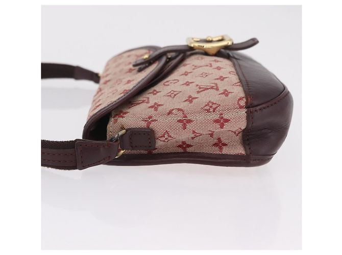 LOUIS VUITTON Monogram Mini Marjoly Hand Bag Red M92691 LV Auth 202527A Vermelho - vista 5
