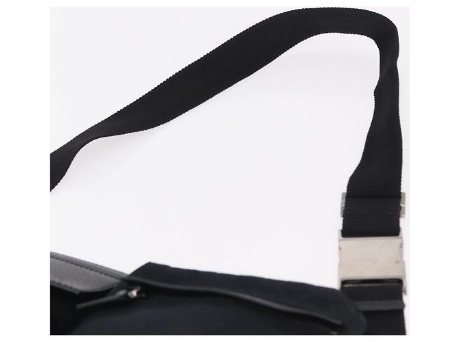 Borsello da vita GUCCI GG Canvas Nero Argento 28566 Auth hk4213V - vista 14