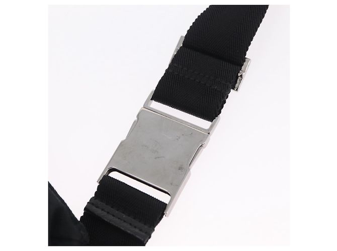 Borsello da vita GUCCI GG Canvas Nero Argento 28566 Auth hk4213V - vista 15