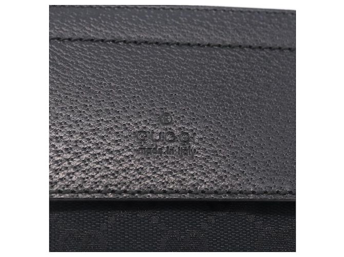 Borsello da vita GUCCI GG Canvas Nero Argento 28566 Auth hk4213V - vista 20