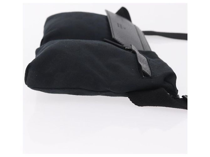 Borsello da vita GUCCI GG Canvas Nero Argento 28566 Auth hk4213V - vista 3