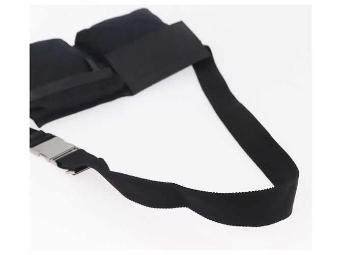 Borsello da vita GUCCI GG Canvas Nero Argento 28566 Auth hk4213V - vista 7