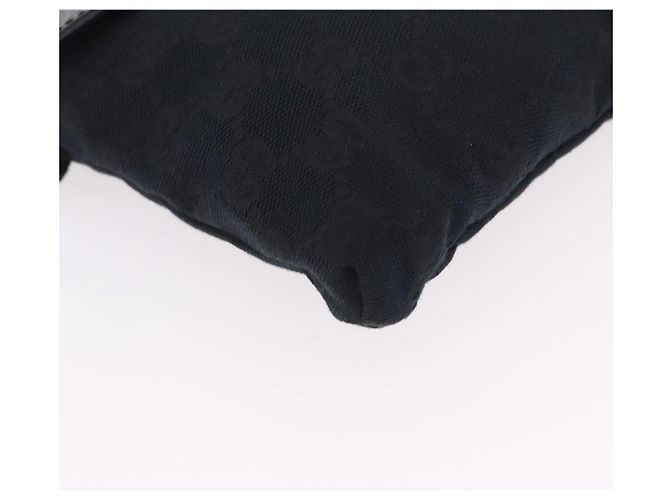 Borsello da vita GUCCI GG Canvas Nero Argento 28566 Auth hk4213V - vista 9