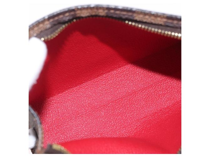 LOUIS VUITTON Damier Ebene Poche Toilette 15 Pouch N47548 LV Auth 167755M - vista 10