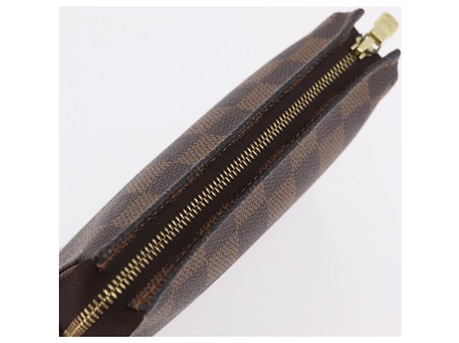 LOUIS VUITTON Damier Ebene Poche Toilette 15 Pouch N47548 LV Auth 167755M - vista 5