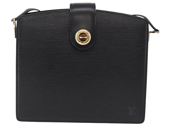 LOUIS VUITTON Epi Capuchin Schultertasche Schwarz M52342 LV Auth ep16291A - Ansicht 13