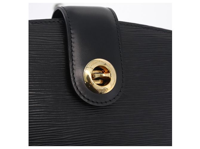 LOUIS VUITTON Epi Capuchin Schultertasche Schwarz M52342 LV Auth ep16291A - Ansicht 21