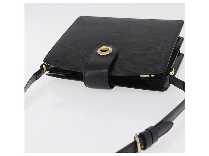 LOUIS VUITTON Epi Capuchin Schultertasche Schwarz M52342 LV Auth ep16291A - Ansicht 6