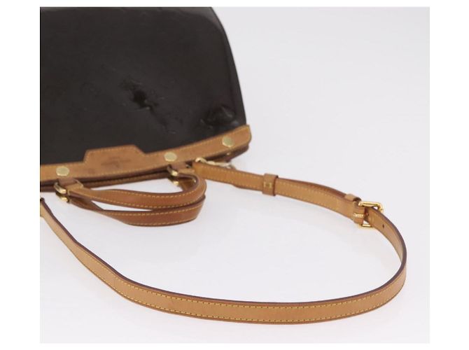 LOUIS VUITTON Monogram Vernis Blair MM Hand Bag Amarante M91619 LV Auth BA16111 Bordeaux - Ansicht 10