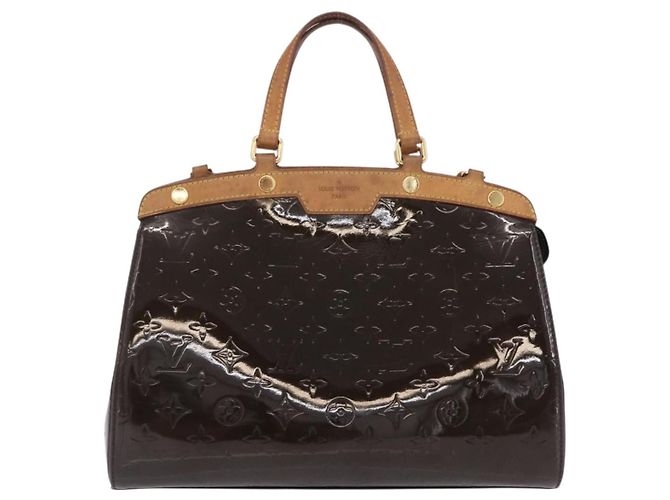 LOUIS VUITTON Monogram Vernis Blair MM Hand Bag Amarante M91619 LV Auth BA16111 Bordeaux - Ansicht 13