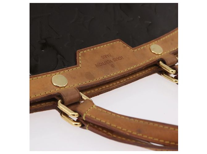 LOUIS VUITTON Monogram Vernis Blair MM Hand Bag Amarante M91619 LV Auth BA16111 Bordeaux - Ansicht 14