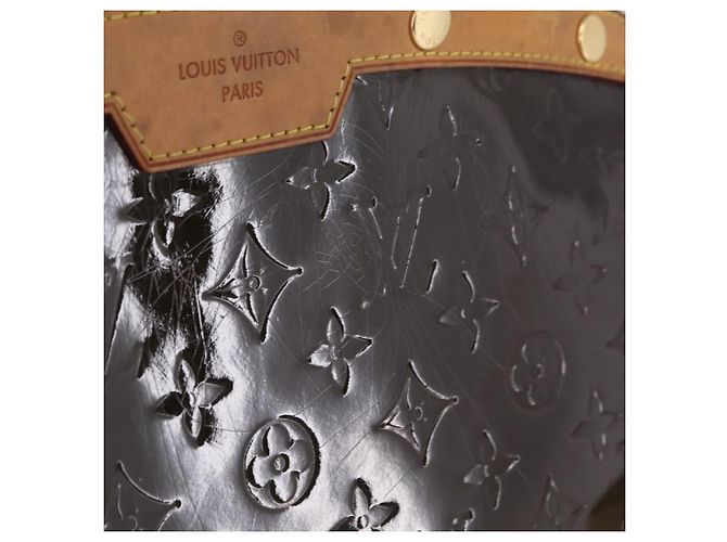 LOUIS VUITTON Monogram Vernis Blair MM Hand Bag Amarante M91619 LV Auth BA16111 Bordeaux - Ansicht 2