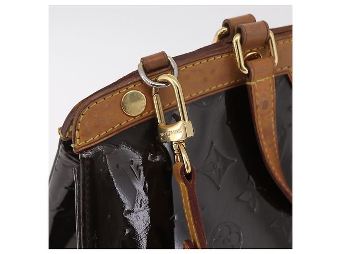 LOUIS VUITTON Monogram Vernis Blair MM Hand Bag Amarante M91619 LV Auth BA16111 Bordeaux - Ansicht 25