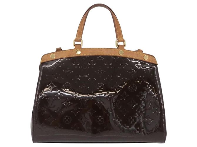 LOUIS VUITTON Monogram Vernis Blair MM Hand Bag Amarante M91619 LV Auth BA16111 Bordeaux - Ansicht 3