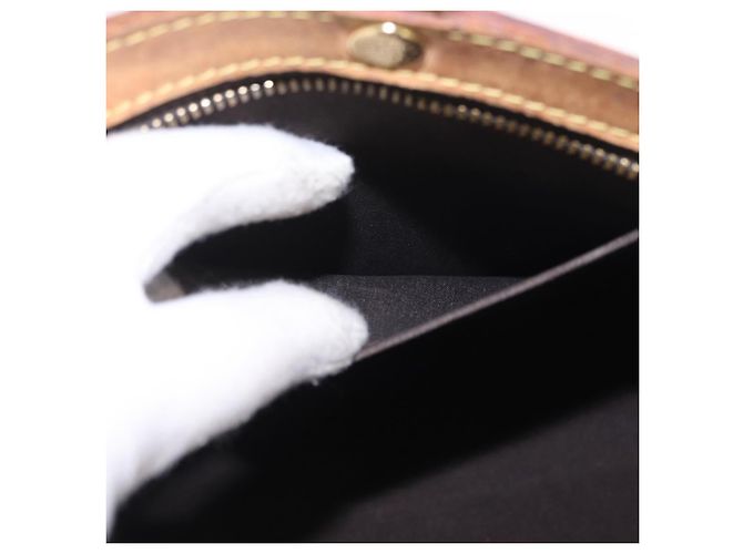 LOUIS VUITTON Monogram Vernis Blair MM Hand Bag Amarante M91619 LV Auth BA16111 Bordeaux - Ansicht 33