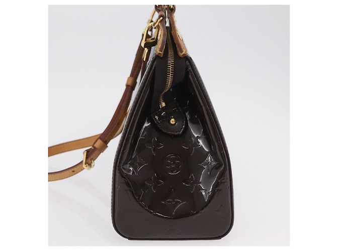 LOUIS VUITTON Monogram Vernis Blair MM Hand Bag Amarante M91619 LV Auth BA16111 Bordeaux - Ansicht 5