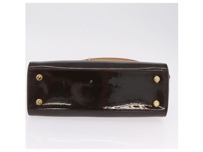 LOUIS VUITTON Monogram Vernis Blair MM Hand Bag Amarante M91619 LV Auth BA16111 Bordeaux - Ansicht 7