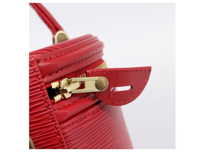 LOUIS VUITTON Epi Cannes Handtasche Rot M48037 LV Auth ep16376A - Ansicht 18