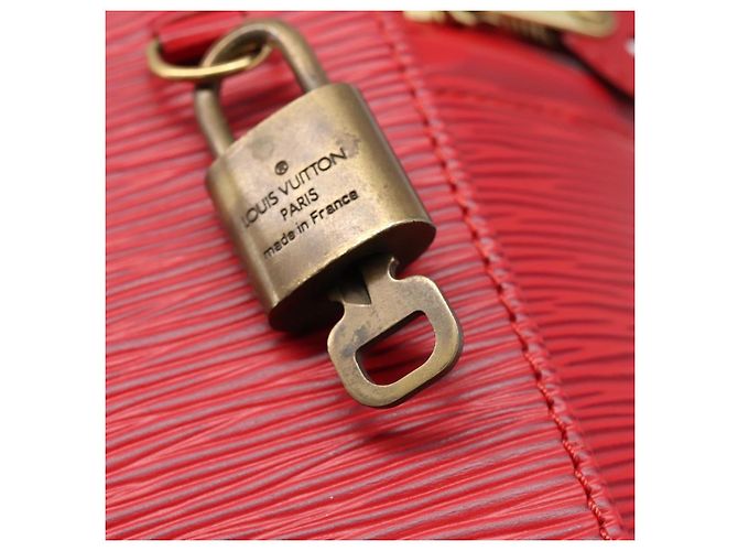 LOUIS VUITTON Epi Cannes Handtasche Rot M48037 LV Auth ep16376A - Ansicht 19