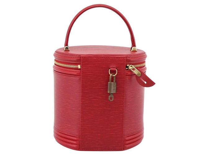 LOUIS VUITTON Epi Cannes Handtasche Rot M48037 LV Auth ep16376A - Ansicht 2