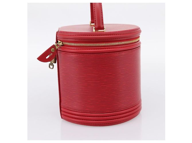 LOUIS VUITTON Epi Cannes Handtasche Rot M48037 LV Auth ep16376A - Ansicht 3