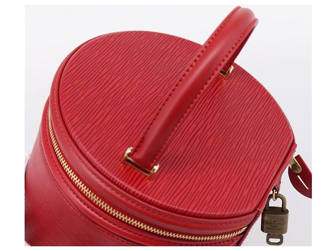 LOUIS VUITTON Epi Cannes Handtasche Rot M48037 LV Auth ep16376A - Ansicht 6
