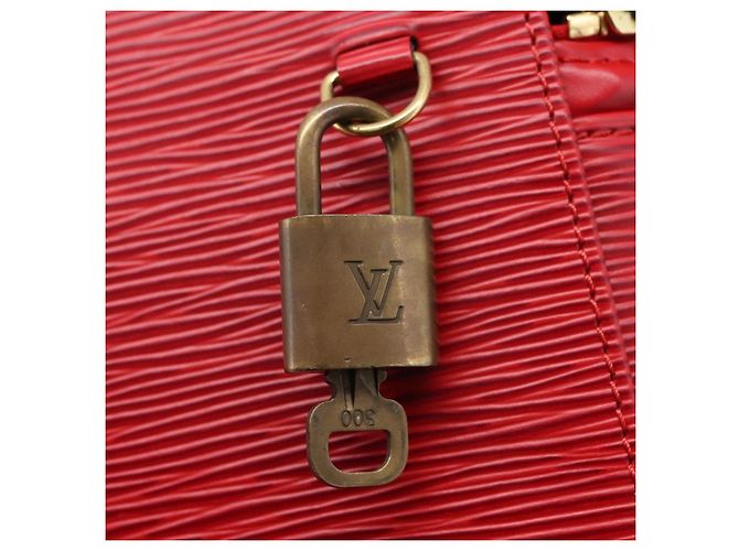 LOUIS VUITTON Epi Cannes Handtasche Rot M48037 LV Auth ep16376A - Ansicht 9