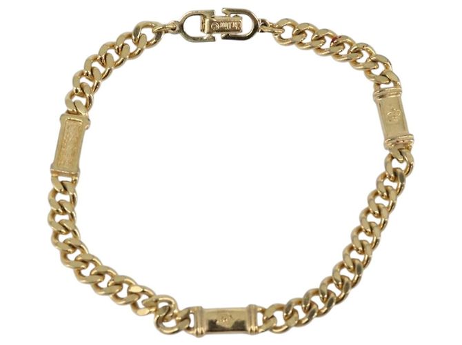 Bracciale Christian Dior metallo Gold Auth 205486 D'oro - vista 10