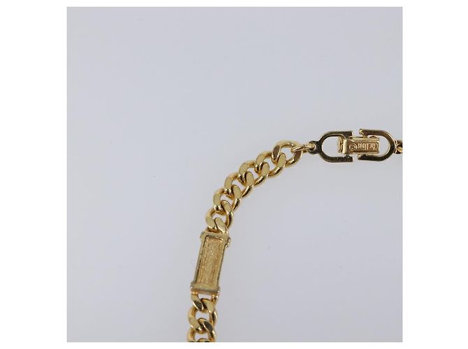 Bracciale Christian Dior metallo Gold Auth 205486 D'oro - vista 12