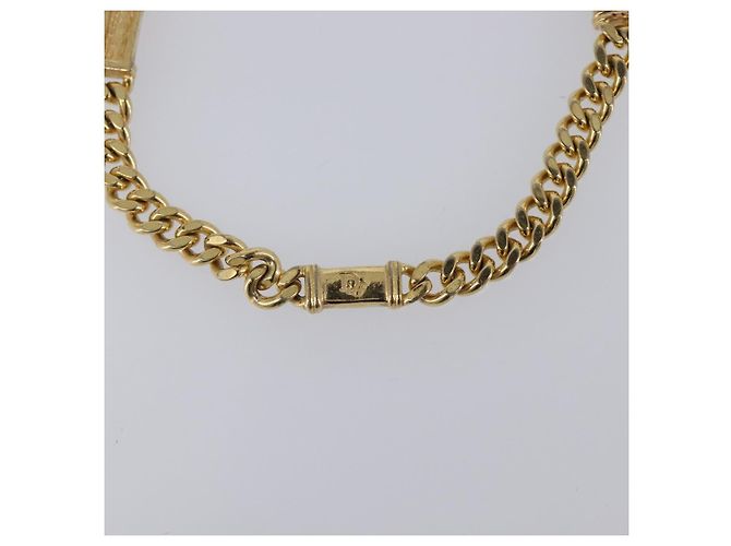 Bracciale Christian Dior metallo Gold Auth 205486 D'oro - vista 15
