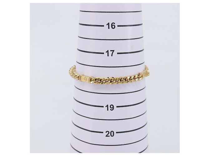 Bracciale Christian Dior metallo Gold Auth 205486 D'oro - vista 19