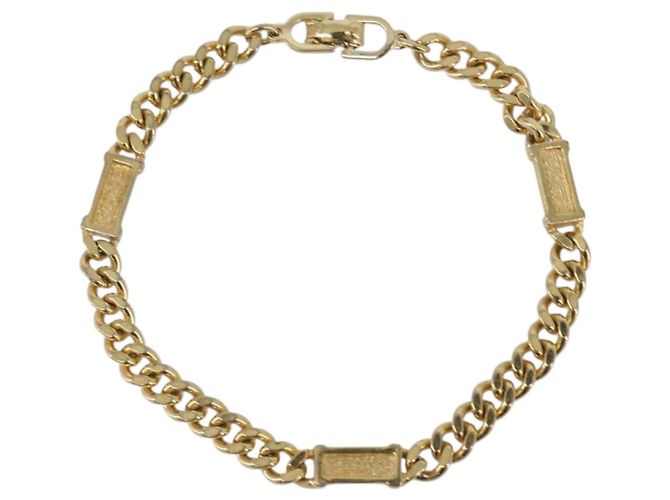 Bracciale Christian Dior metallo Gold Auth 205486 D'oro - vista 2