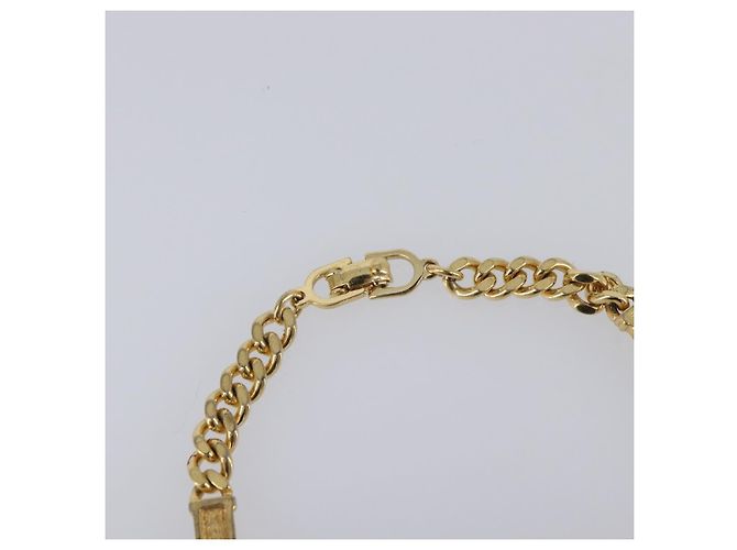 Bracciale Christian Dior metallo Gold Auth 205486 D'oro - vista 3