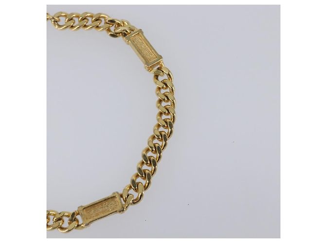 Bracciale Christian Dior metallo Gold Auth 205486 D'oro - vista 7
