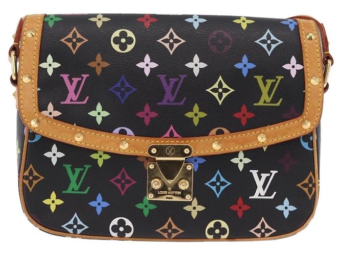 LOUIS VUITTON Monogram Multicolor Sologne Shoulder Bag Black M92639 Auth ka6471V Noir - vue 13