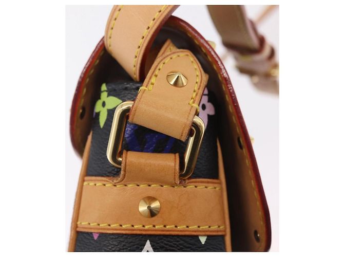 LOUIS VUITTON Monogram Multicolor Sologne Shoulder Bag Black M92639 Auth ka6471V Noir - vue 20