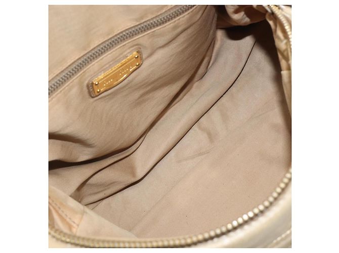 Borsa a mano Miu Miu in pelle oro autentica 205996 D'oro - vista 11