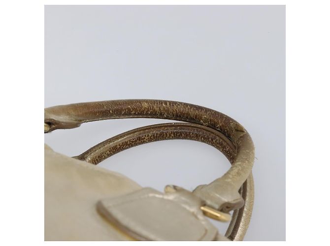 Borsa a mano Miu Miu in pelle oro autentica 205996 D'oro - vista 14