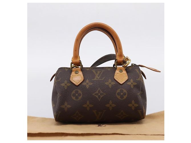 LOUIS VUITTON Sac à main Monogram Mini Speedy M41534 LV Auth 207477V Monogramme - vue 12