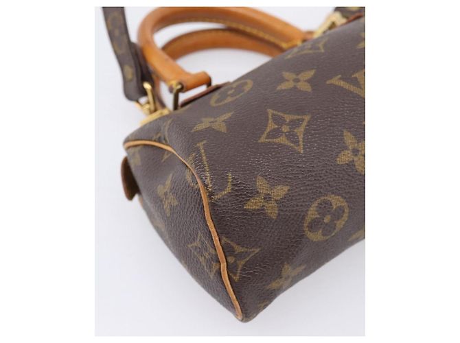 LOUIS VUITTON Sac à main Monogram Mini Speedy M41534 LV Auth 207477V Monogramme - vue 17