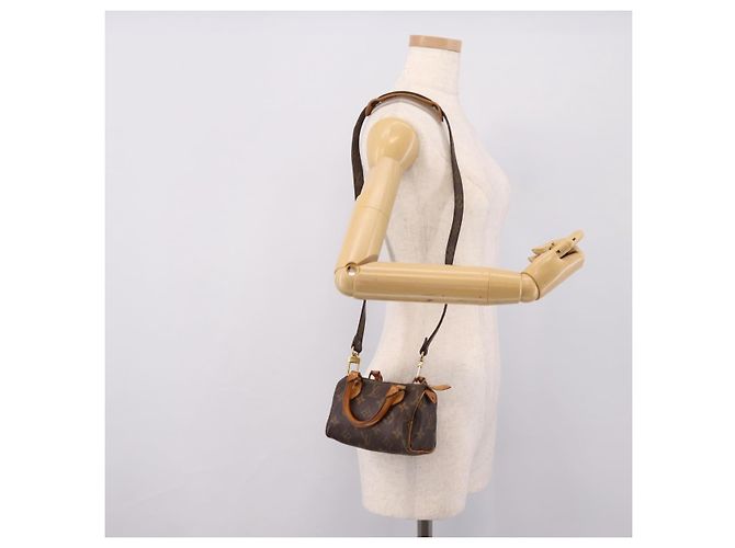 LOUIS VUITTON Sac à main Monogram Mini Speedy M41534 LV Auth 207477V Monogramme - vue 22