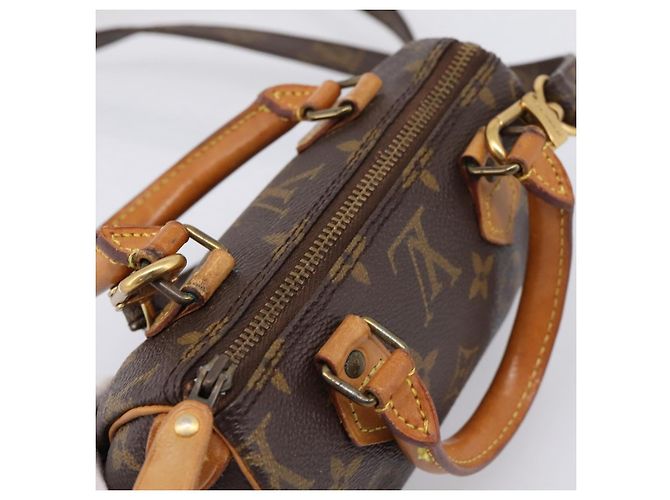 LOUIS VUITTON Sac à main Monogram Mini Speedy M41534 LV Auth 207477V Monogramme - vue 6