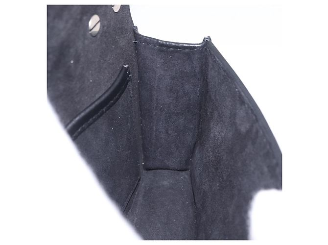 Borsa a tracolla con catena Christian Dior J'adior in pelle nera e argento Auth ka6468SAM Nero - vista 18
