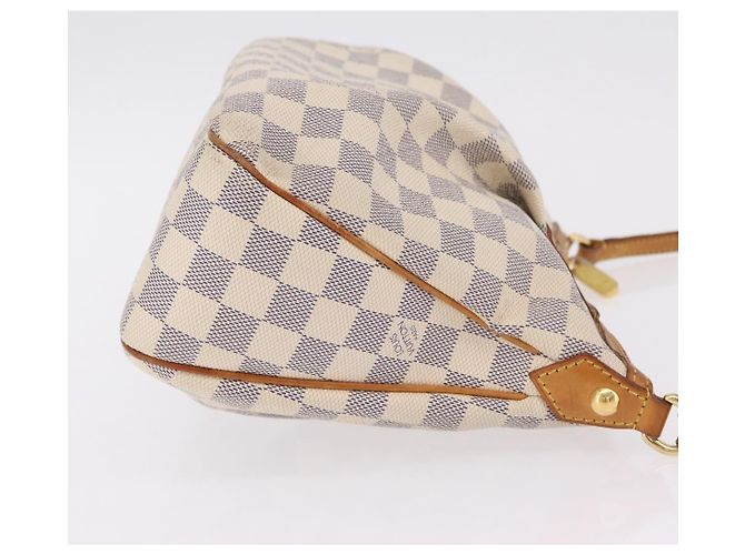 LOUIS VUITTON Damier Azur Siracusa PM Shoulder Bag N41113 LV Auth 206447A - vista 3