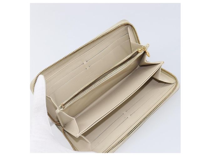 LOUIS VUITTON Monogram Long Wallet 2 Set Beige LV Auth ar14329 Monograma - vista 18