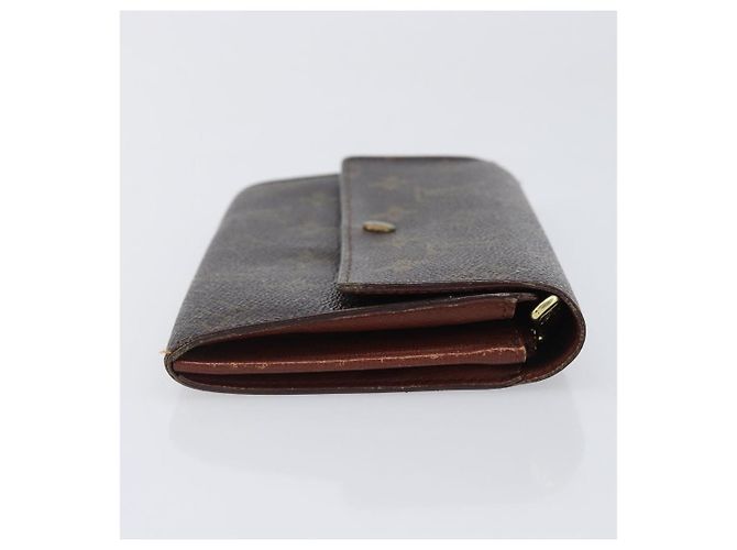 LOUIS VUITTON Monogram Long Wallet 2 Set Beige LV Auth ar14329 Monograma - vista 4