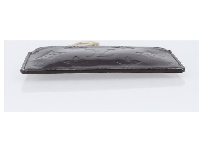 LOUIS VUITTON Monogram Vernis Pochette Cles Monedero Amarante M93518 LV Auth 206941 Burdeos - vista 6