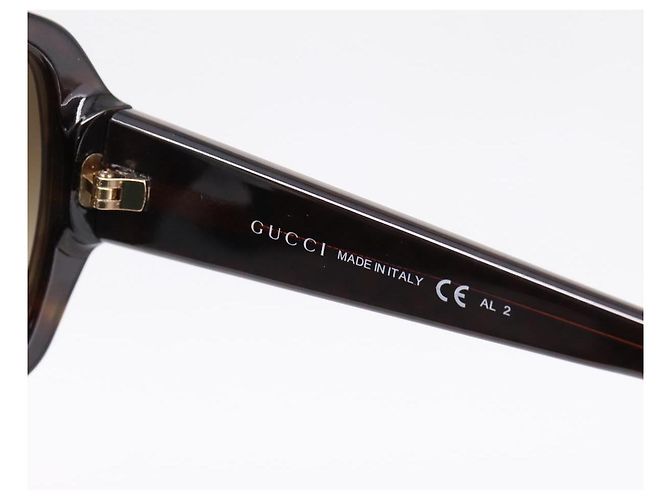 GUCCI Sunglasses plastic Brown Auth 205501M - view 10