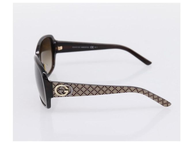 GUCCI Sunglasses plastic Brown Auth 205501M - view 5