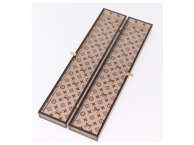 LOUIS VUITTON Baguette Chop Stick Set Wood VIP Only Brown M99171 Auth BA15582V - view 22
